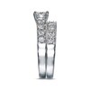 Thumbnail Image 3 of Previously Owned THE LEO Diamond Bridal Set 1-1/4 ct tw Princess & Round-Cut 14K White Gold/Platinum