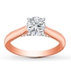 Thumbnail Image 3 of Previously Owned Diamond Ring Setting 1/15 ct tw Round-cut 14K Two-Tone Gold