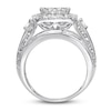 Thumbnail Image 2 of Previously Owned Diamond Engagement Ring 3-1/4 ct tw Round-cut 14K White Gold
