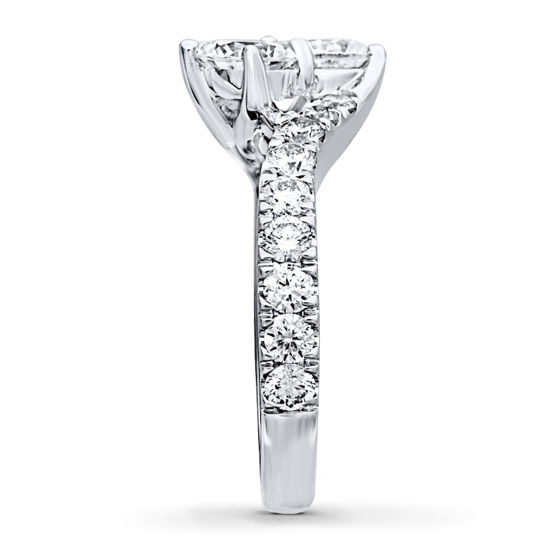 Main Image 3 of Previously Owned Ever Us Diamond Ring 2-1/2 ct tw Round-cut 14K White Gold