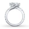 Thumbnail Image 1 of Previously Owned Ever Us Two-Stone Anniversary Ring 2-5/8 ct tw Round-cut Diamonds 14K White Gold