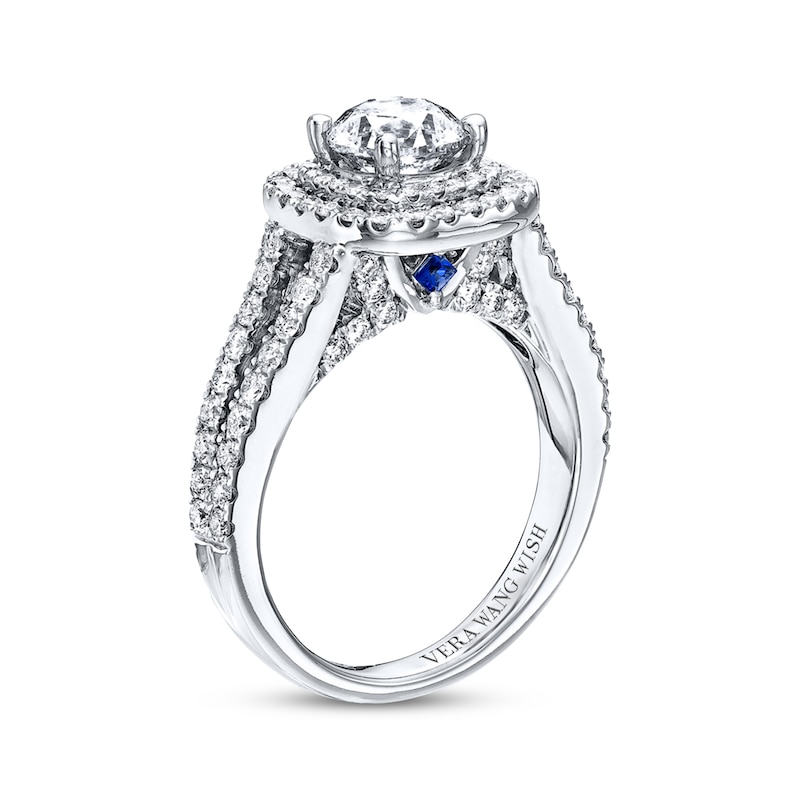 Main Image 2 of Previously Owned Diamond Engagement Ring 2 ct tw Round-cut 14K White Gold - Size 5