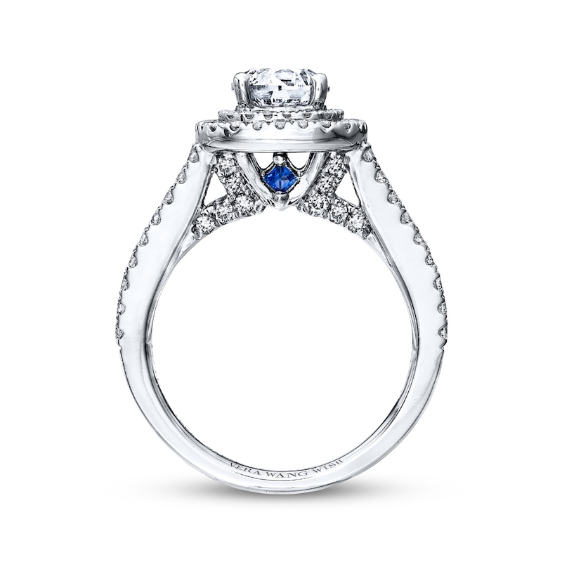 Main Image 3 of Previously Owned Diamond Engagement Ring 2 ct tw Round-cut 14K White Gold - Size 5
