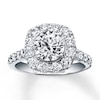 Thumbnail Image 1 of Previously Owned Neil Lane Engagement Ring 2-3/4 ct tw Round-cut Diamonds 14K White Gold