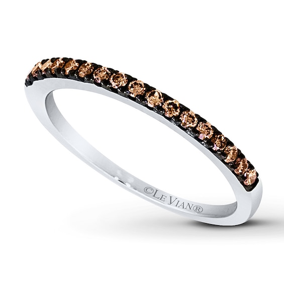 Previously Owned Le Vian Chocolate Diamond Ring 1/4 ct tw 14K Vanilla Gold