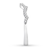 Thumbnail Image 3 of Previously Owned Diamond Wedding Band 1/8 ct tw Round-cut 14K White Gold