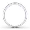 Thumbnail Image 2 of Previously Owned Diamond Wedding Band 1/6 ct tw Round-cut 14K White Gold