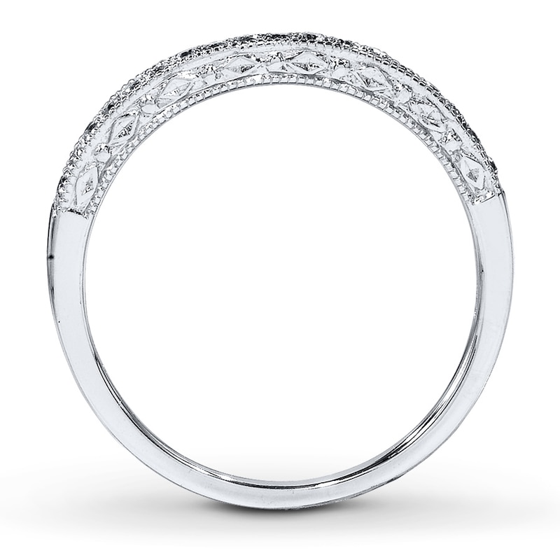 Main Image 2 of Previously Owned Diamond Ring 1/8 ct tw Round-cut 14K White Gold