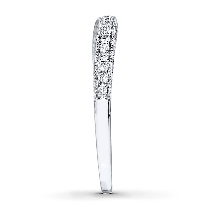 Main Image 3 of Previously Owned Diamond Ring 1/8 ct tw Round-cut 14K White Gold