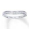 Thumbnail Image 0 of Previously Owned Diamond Wedding Band 1/8 ct tw Round-cut 14K White Gold