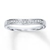 Thumbnail Image 1 of Previously Owned Diamond Wedding Band 1/8 ct tw Round-cut 14K White Gold
