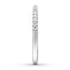 Thumbnail Image 3 of Previously Owned Diamond Wedding Band 1/5 ct tw Round-cut 14K White Gold