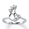 Thumbnail Image 1 of Previously Owned Diamond Wedding Band 1/4 ct tw Round-cut 14K White Gold