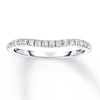 Previously Owned Diamond Wedding Band 1/4 ct tw Round-cut 14K White Gold