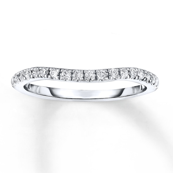Previously Owned Diamond Wedding Band 1/4 ct tw Round-cut 14K White Gold
