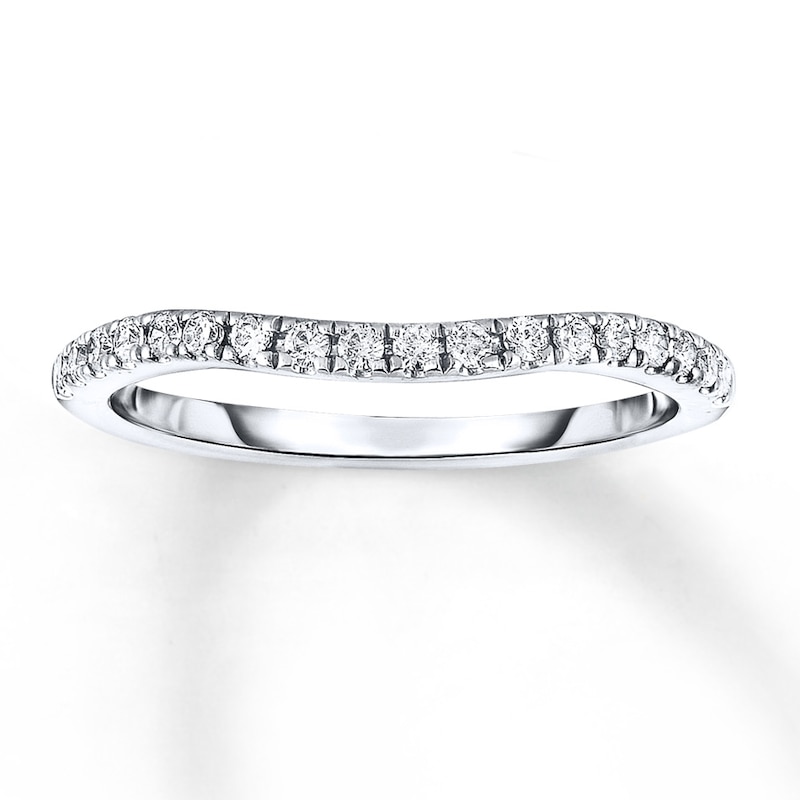 Previously Owned Diamond Wedding Band 1/4 ct tw Round-cut 14K White Gold