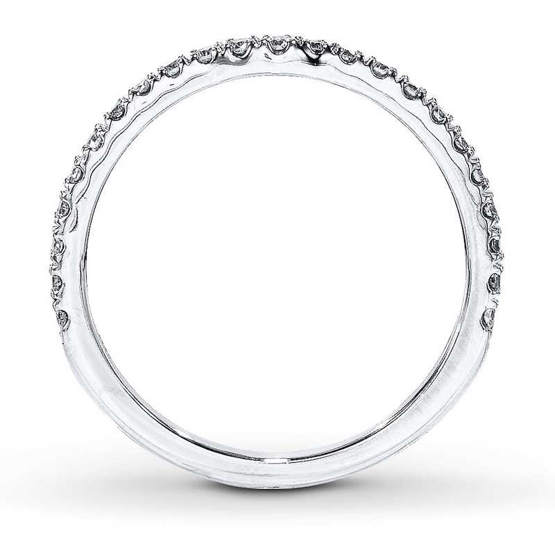 Main Image 2 of Previously Owned Neil Lane Wedding Band 1/5 ct tw Round-cut Diamonds 14K White Gold - Size 5