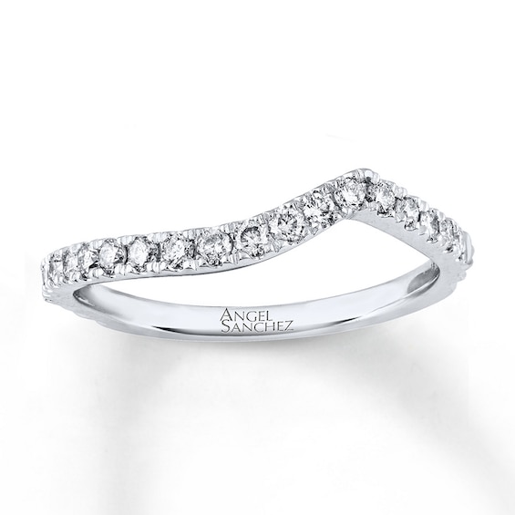 Previously Owned Angel Sanchez Ring 1/3 ct tw Diamonds 14K White Gold