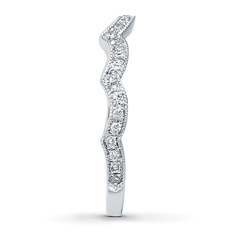 Main Image 3 of Previously Owned Neil Lane Diamond Ring 1/5 ct tw Round-cut 14K White Gold