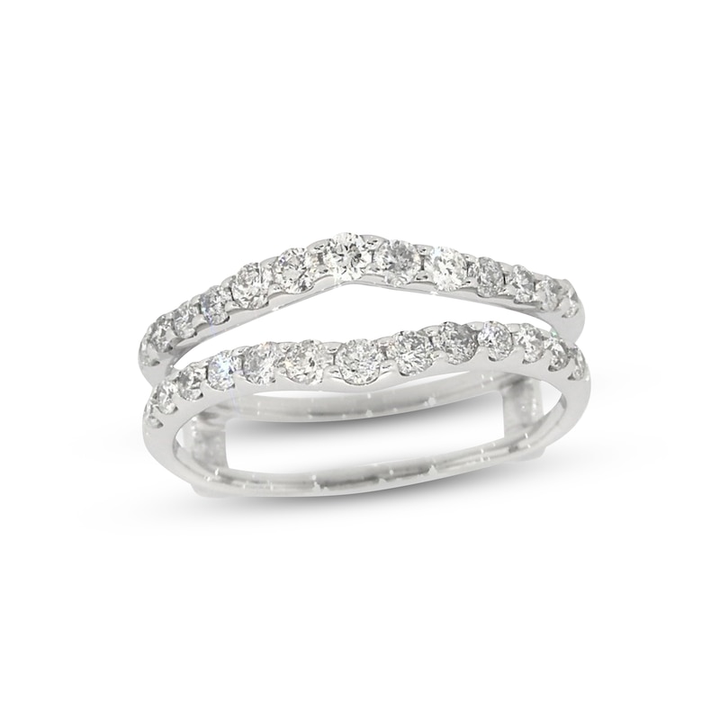 Previously Owned Diamond Insert Ring 3/4 ct tw Round-cut 14K White Gold