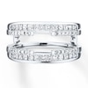 Thumbnail Image 1 of Previously Owned Diamond Enhancer Ring 1 ct tw Princess & Round 14K White Gold