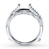 Thumbnail Image 2 of Previously Owned Diamond Enhancer Ring 1 ct tw Princess & Round 14K White Gold
