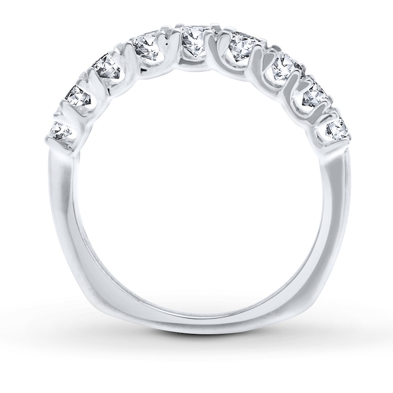 Main Image 2 of Previously Owned Hearts Desire Anniversary Band 3/4 ct tw Round-cut Diamonds 18K White Gold