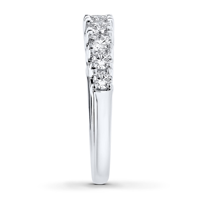 Previously Owned Hearts Desire Anniversary Band 3/4 ct tw Round-cut Diamonds 18K White Gold