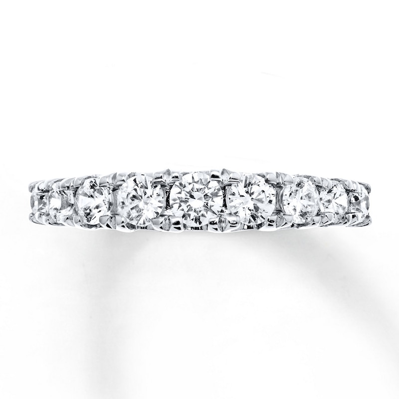 Main Image 4 of Previously Owned Hearts Desire Anniversary Band 3/4 ct tw Round-cut Diamonds 18K White Gold