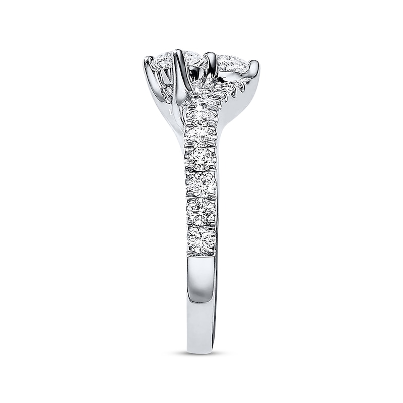 Previously Owned Ever Us SI2 Two-Stone Diamond Anniversary Ring 1-1/2 ct tw 14K Gold