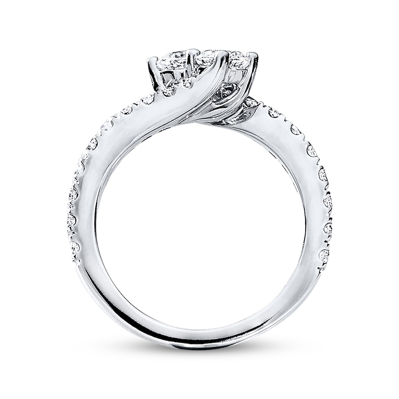 Previously Owned Ever Us SI2 Two-Stone Diamond Anniversary Ring 1-1/2 ct tw 14K Gold