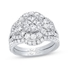 Thumbnail Image 1 of Previously Owned Neil Lane Bridal Set 2 ct tw Princess & Round-cut 14K White Gold