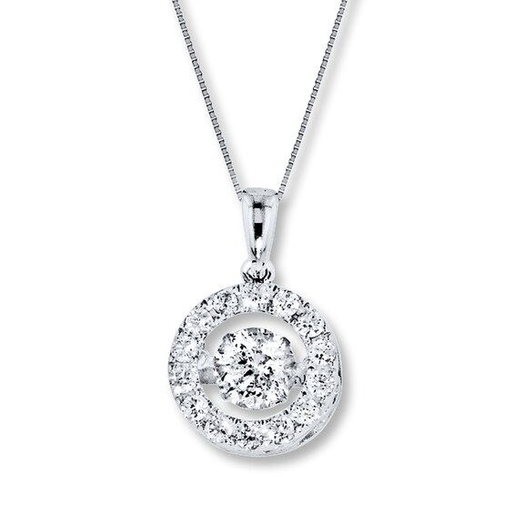 Previously Owned Unstoppable Love Diamond Necklace 1-1/2 ct tw 14K White Gold