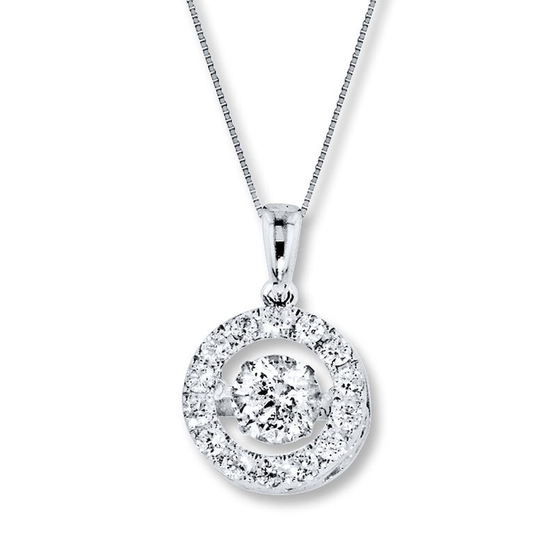 Previously Owned Unstoppable Love Diamond Necklace 1-1/2 ct tw 14K White Gold