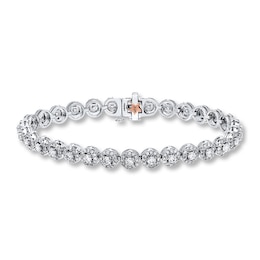 Previously Owned Neil Lane Bracelet 4 ct tw Diamonds 14K White Gold 7"