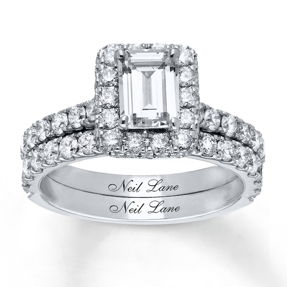 Previously Owned Neil Lane Bridal Set 2-1/2 ct tw Diamonds 14K White Gold