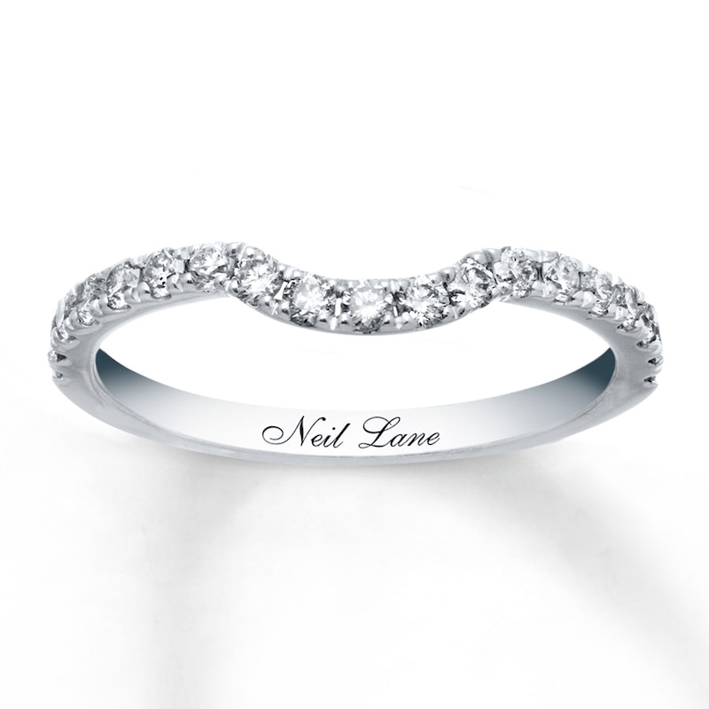 Main Image 1 of Previously Owned Neil Lane Diamond Ring 3/8 ct tw Round-cut 14K White Gold