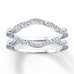 Previously Owned Diamond Wedding Bands 1/3 ct tw Round-cut 14K White Gold