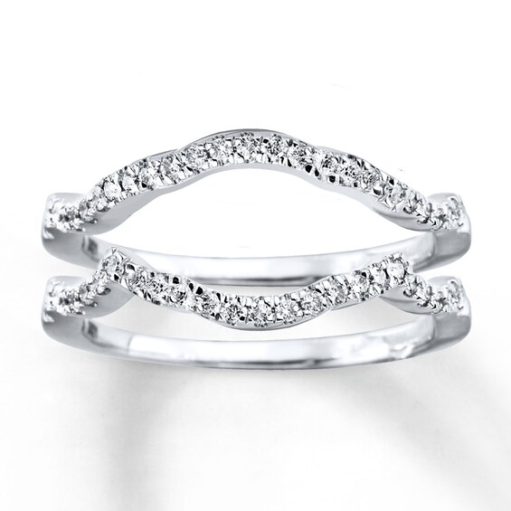 Previously Owned Diamond Wedding Bands 1/3 ct tw Round-cut 14K White Gold