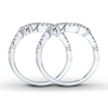 Thumbnail Image 2 of Previously Owned Diamond Wedding Bands 1/3 ct tw Round-cut 14K White Gold