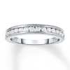 Thumbnail Image 1 of Previously Owned Diamond Wedding Band 5/8 ct tw Round-cut 14K White Gold