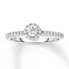 Thumbnail Image 1 of Previously Owned Diamond Engagement Ring 1/2 ct tw Round-cut 14K White Gold