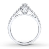 Thumbnail Image 2 of Previously Owned Diamond Engagement Ring 1/2 ct tw Round-cut 14K White Gold