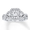 Thumbnail Image 1 of Previously Owned Diamond Engagement Ring 1 ct tw Round-cut 14K White Gold