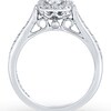 Thumbnail Image 2 of Previously Owned THE LEO Diamond Ring 3/4 ct tw Princess & Round-cut 14K White Gold