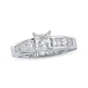 Thumbnail Image 1 of Previously Owned THE LEO Diamond Engagement Ring 1-1/2 ct tw Princess-cut 14K White Gold
