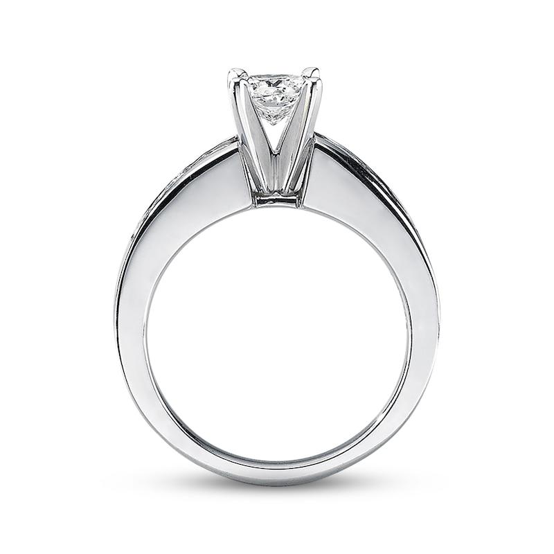 Main Image 2 of Previously Owned THE LEO Diamond Engagement Ring 1-1/2 ct tw Princess-cut 14K White Gold