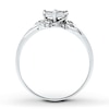Thumbnail Image 2 of Previously Owned Diamond Promise Ring 1/6 ct tw Princess-cut 14K White Gold - Size 4.5