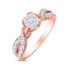 Thumbnail Image 2 of Previously Owned Diamond Ring 1/5 carat tw 10K Rose Gold - Size 5
