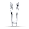 Thumbnail Image 3 of Previously Owned Diamond Enhancer Ring 1/5 ct tw Round-cut 14K White Gold - Size 3.75